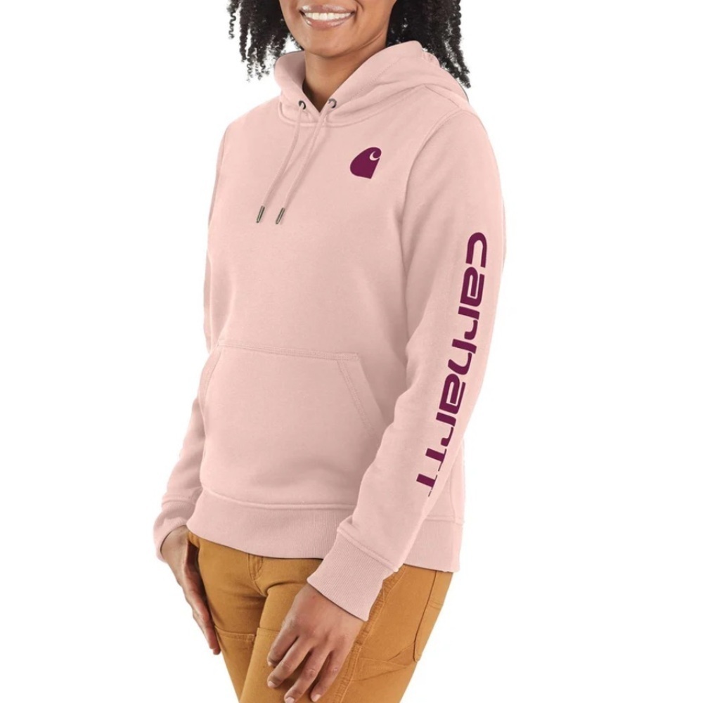 Carhartt Women's Light Pink Hoodie